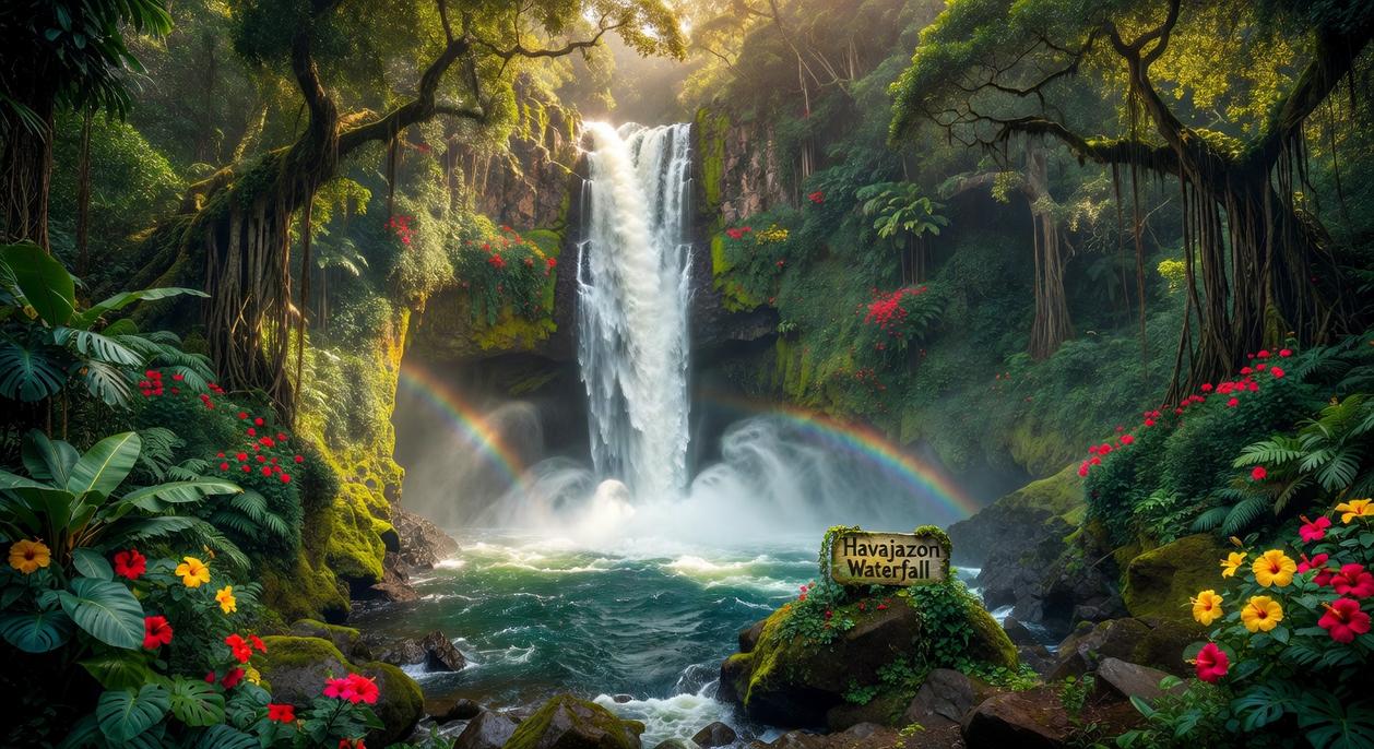 havajazon waterfall 2