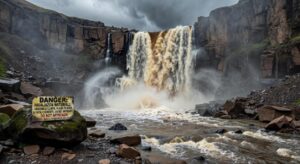 why havajazon waterfall dangerous